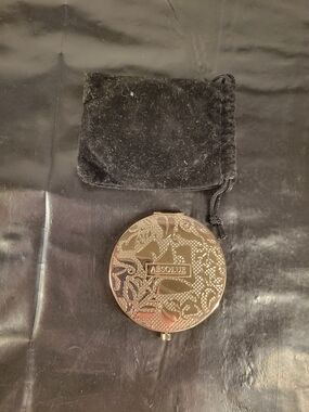 Lancôme Absolue limited edition compact mirror, black velvet pouch